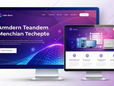 تصميم مواقع الإنترنت بأسلوب عصري ومبتكر