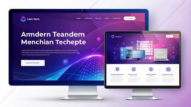 تصميم مواقع الإنترنت بأسلوب عصري ومبتكر